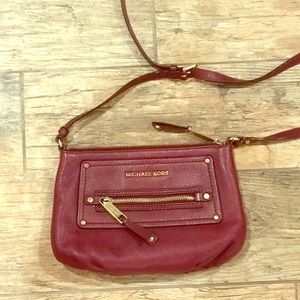 Wine Michael Kors Crossbody